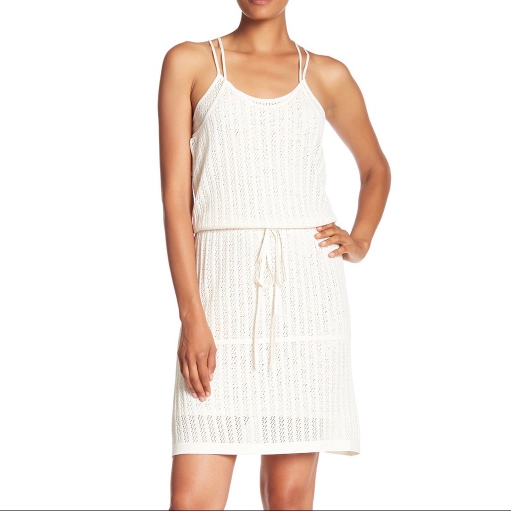 A.L.C. Tie Waist Scoop Neck Dress